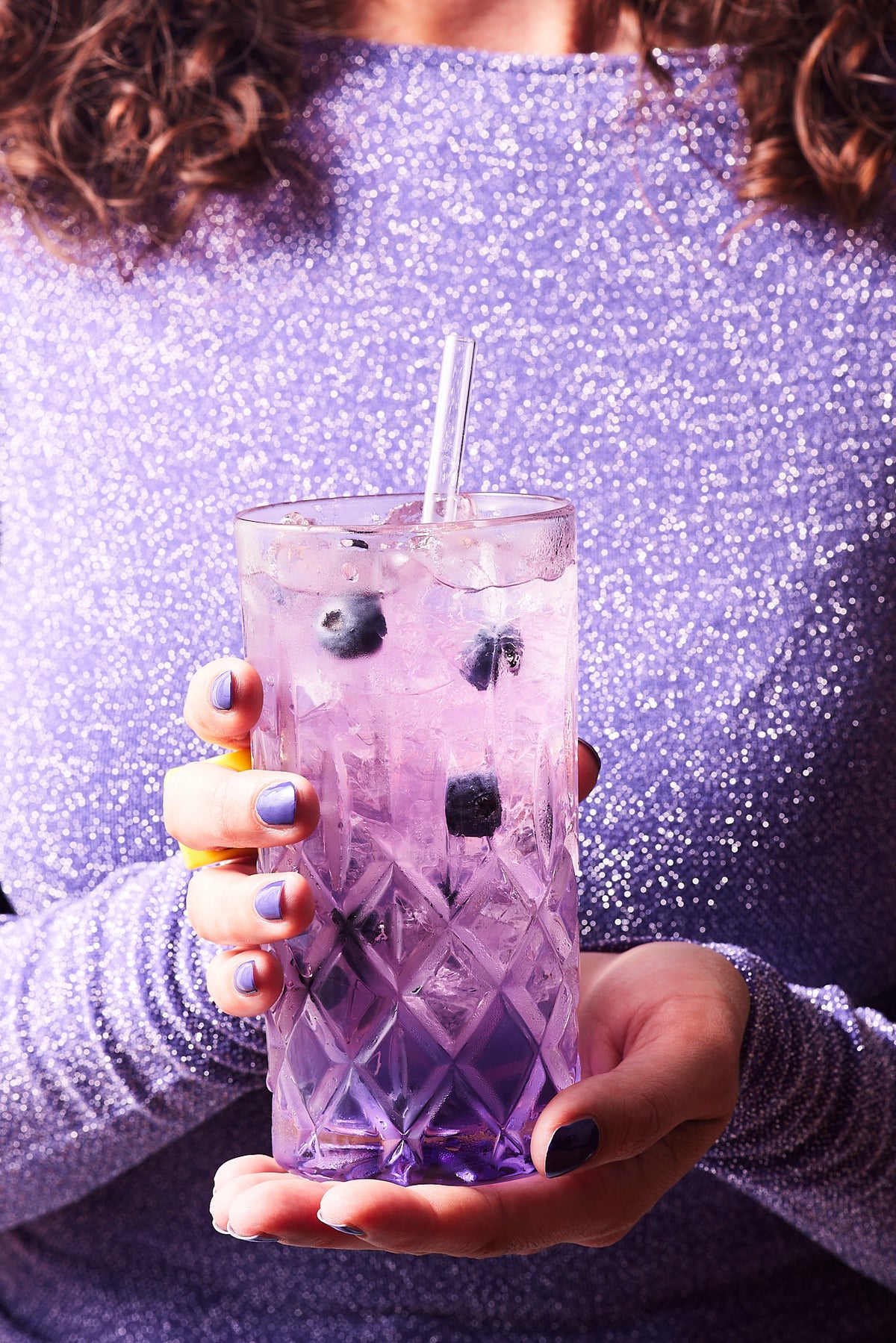 Longdrinkglas/Highball Flieder